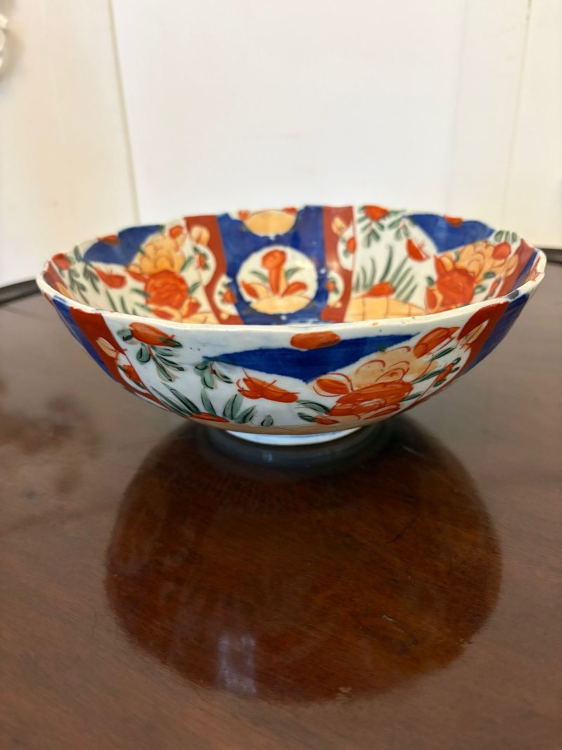 Antique Japanese Imari Bowl - Image 2